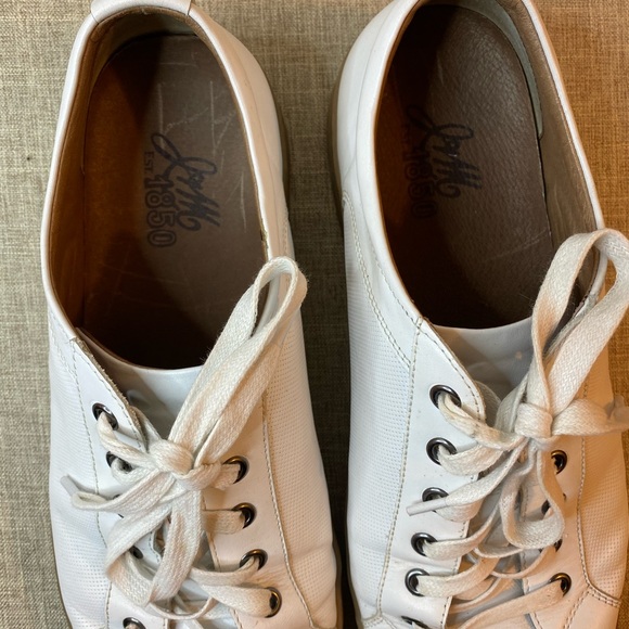 J & M White Leather Sneakers - Picture 5 of 9